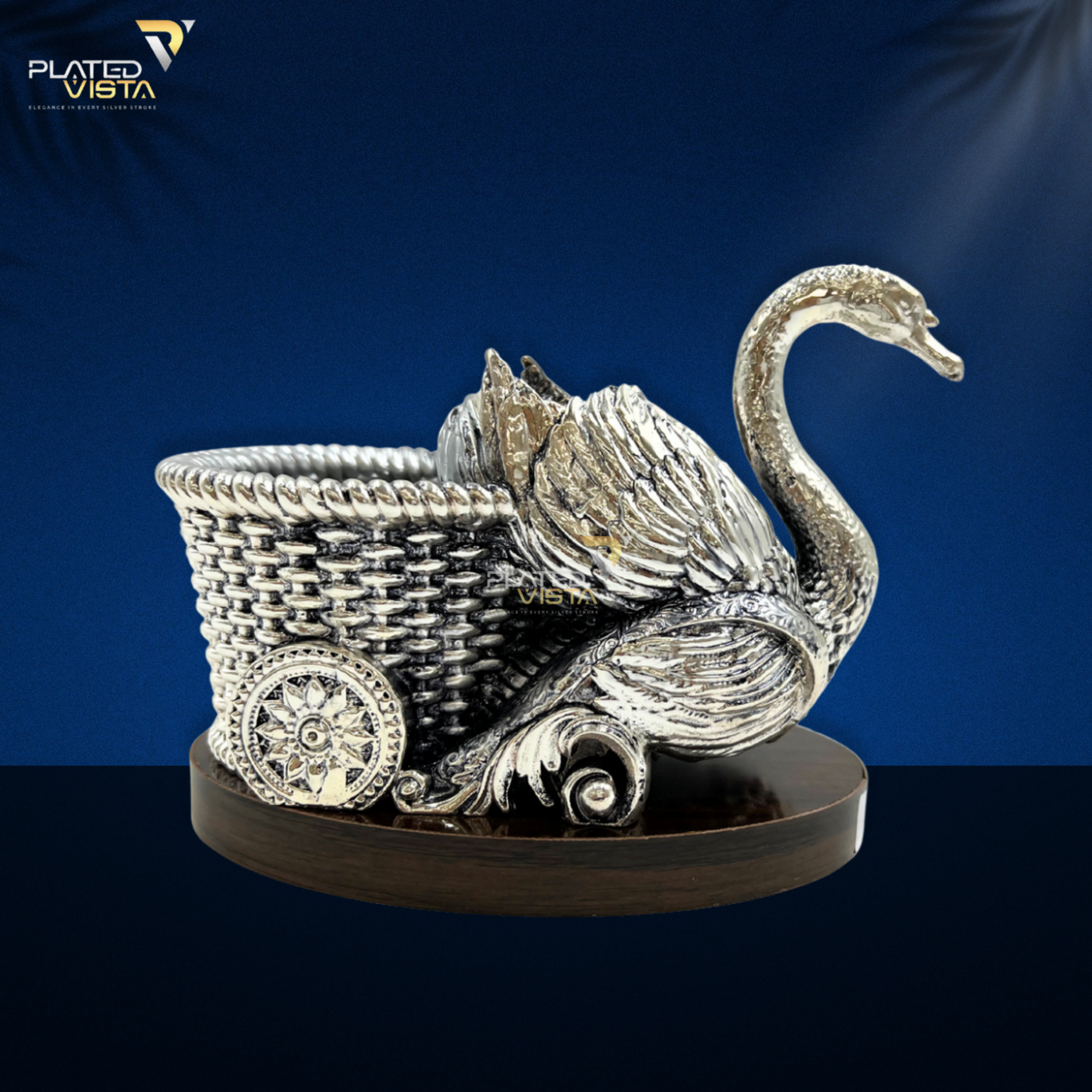 SINGLE SWAN BASKET