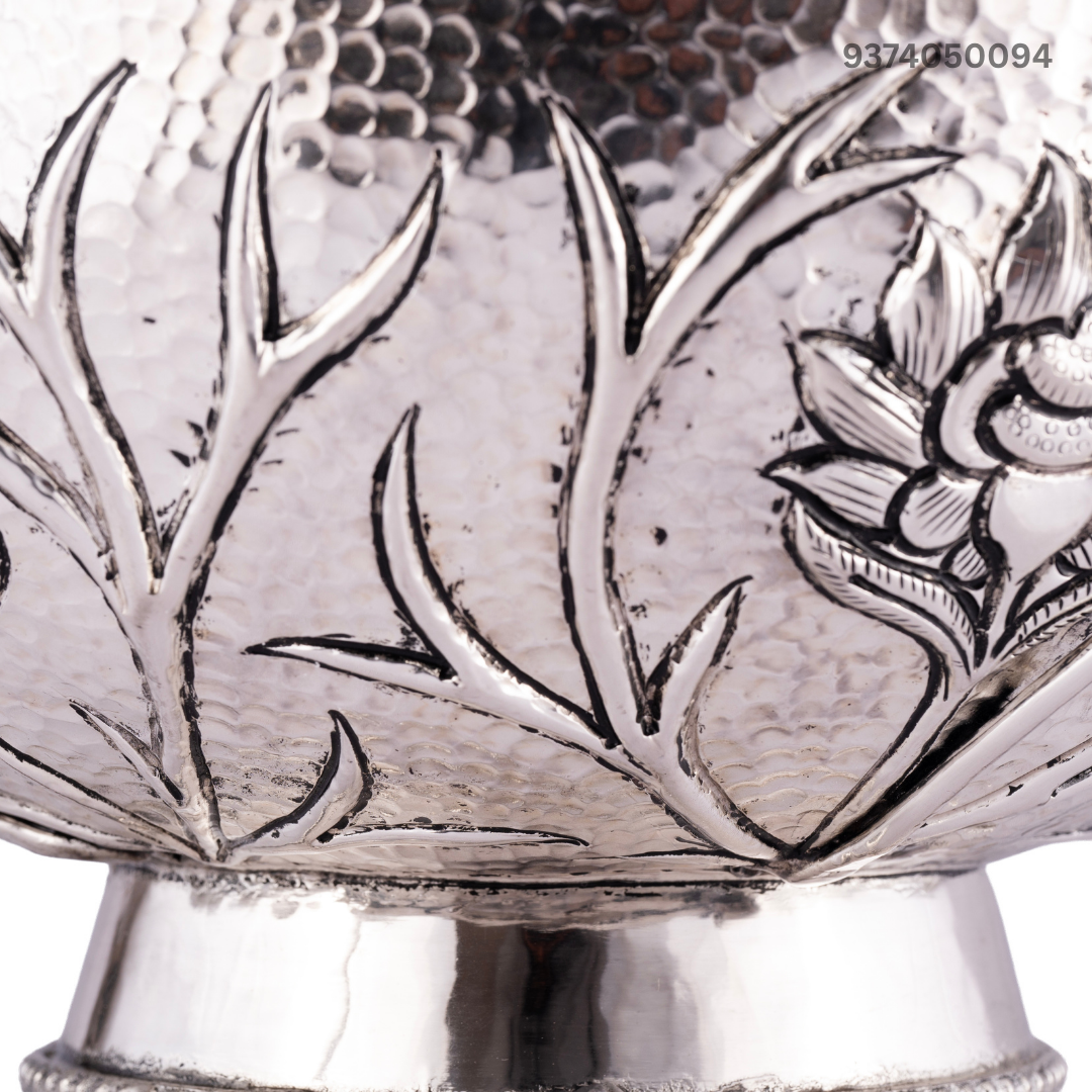 Silver-Toned Decorative Bowl