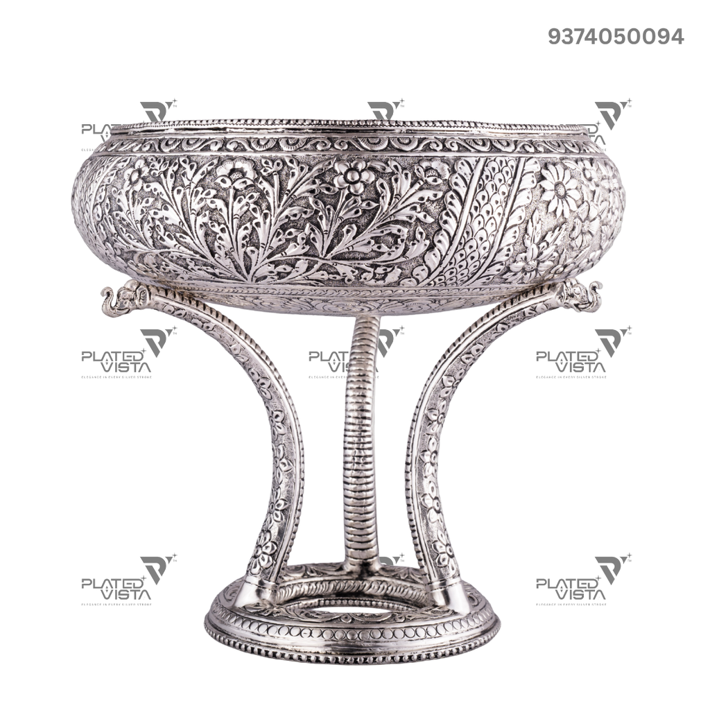 Handcrafted Silver-Plated Bowl