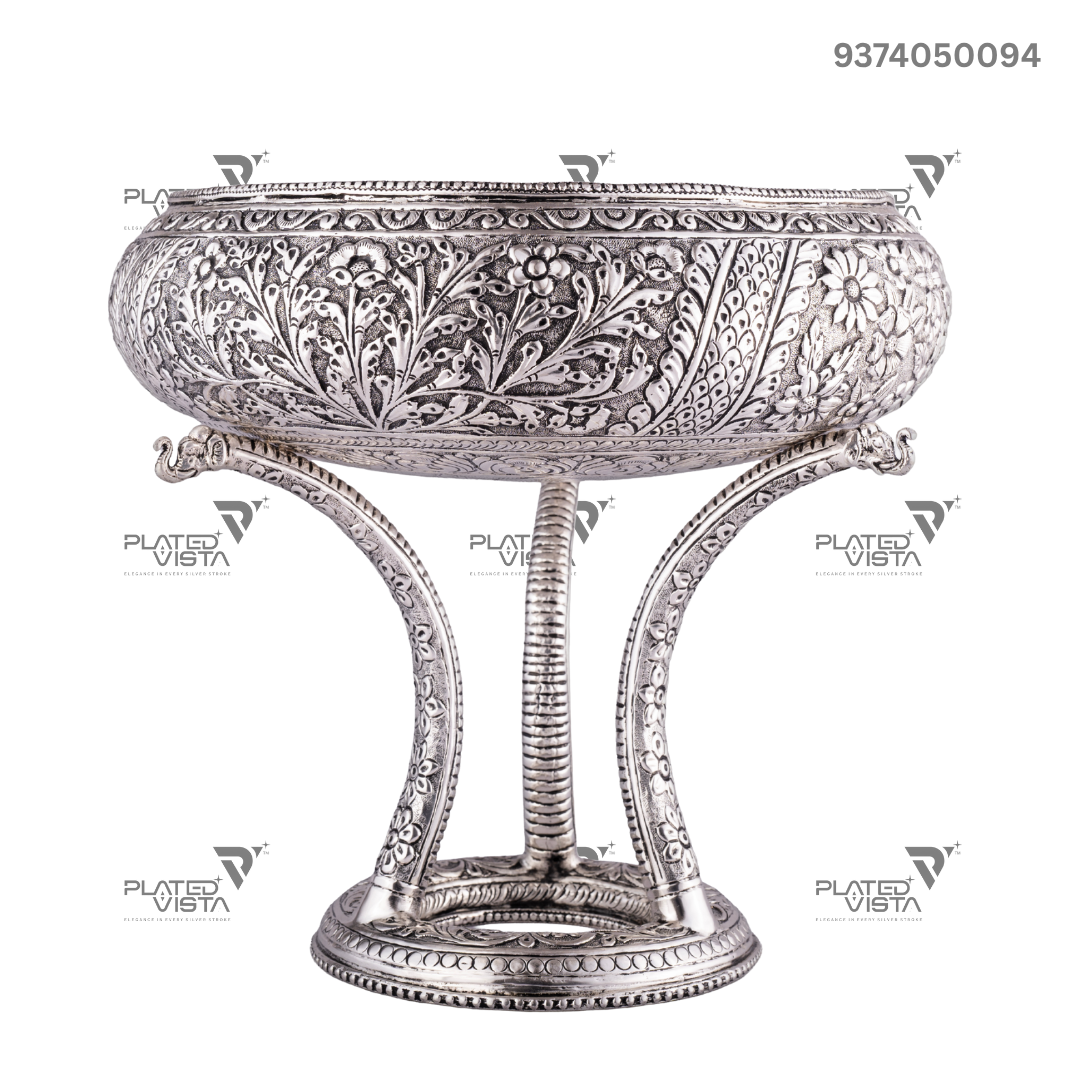 Handcrafted Silver-Plated Bowl