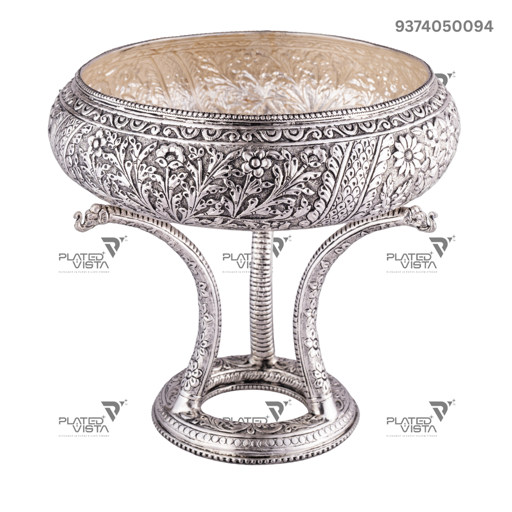 Handcrafted Silver-Plated Bowl