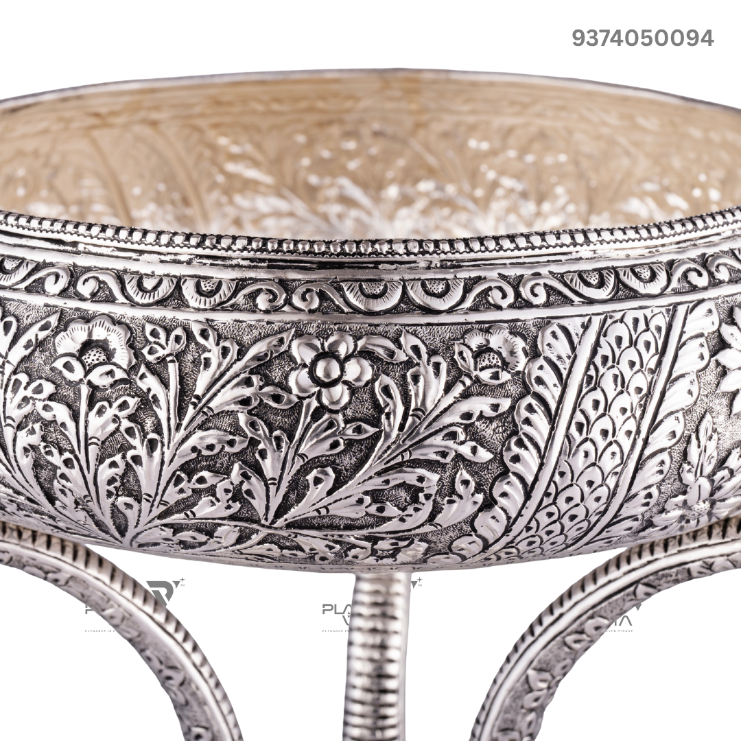 Handcrafted Silver-Plated Bowl