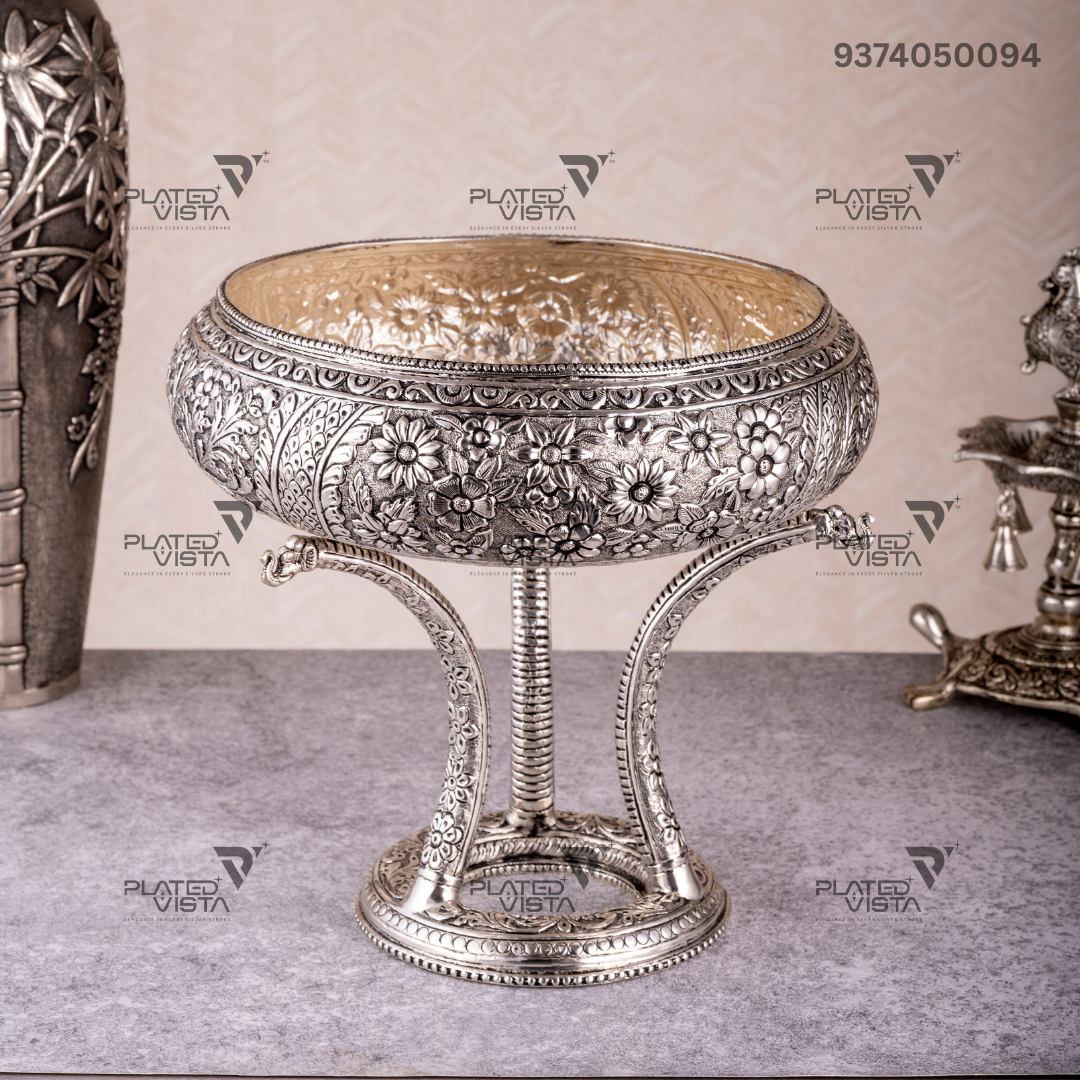 Handcrafted Silver-Plated Bowl
