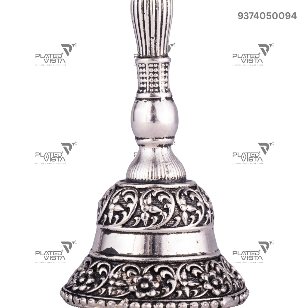 Silver-Plated Nandi Bell