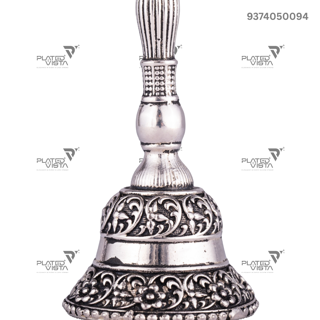 Silver-Plated Nandi Bell