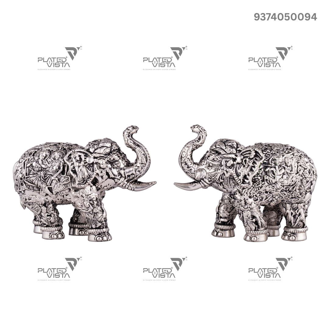 925 Pure Silver Designer Elephant