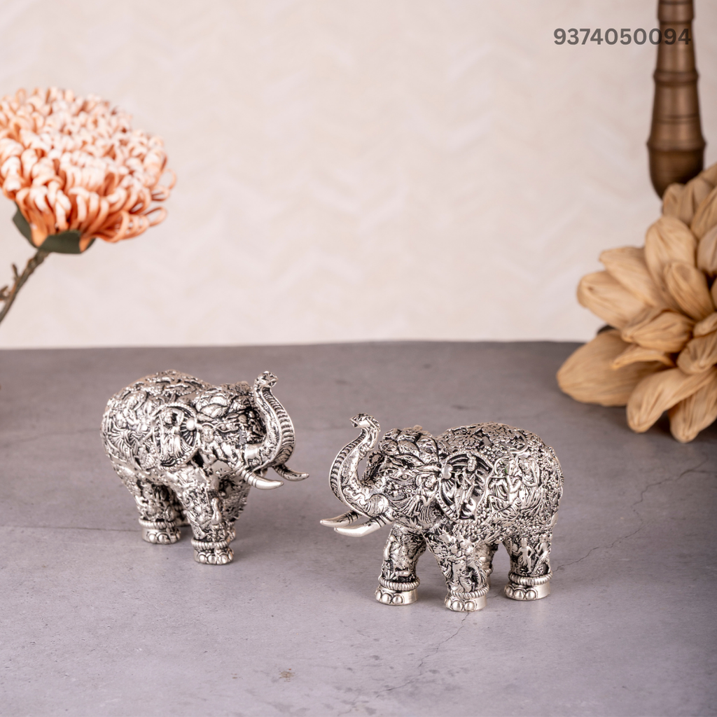 925 Pure Silver Designer Elephant