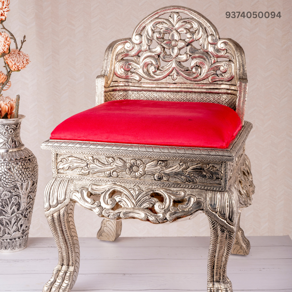 German Silver Chair,