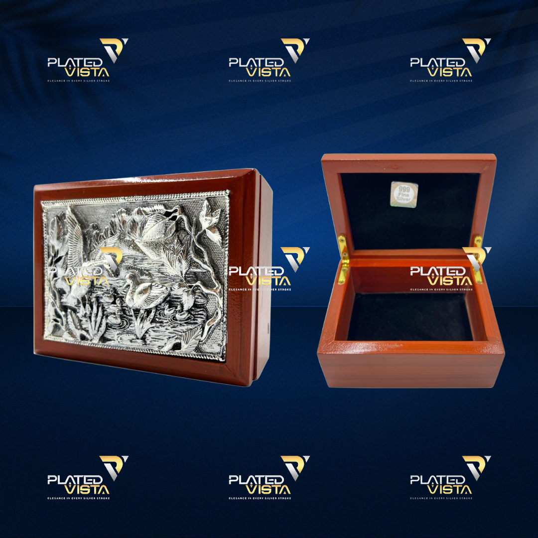 999 SILVER GIFTING DRY FRUIT BOX SMALL