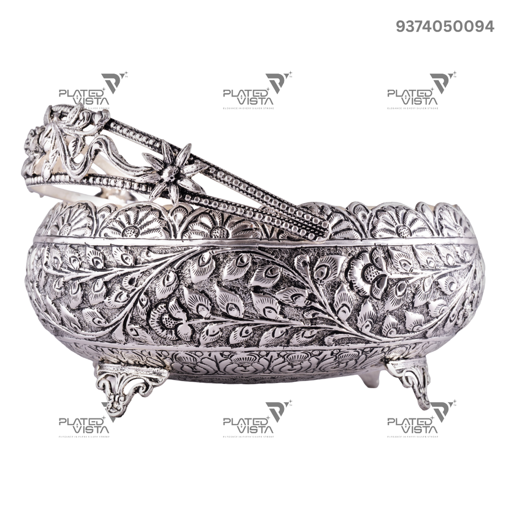Silver Decorative Bowl/Urli