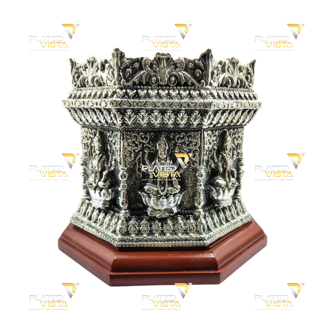 999 SILVER GIFTING ASTHA LAXMI TULSI POT
