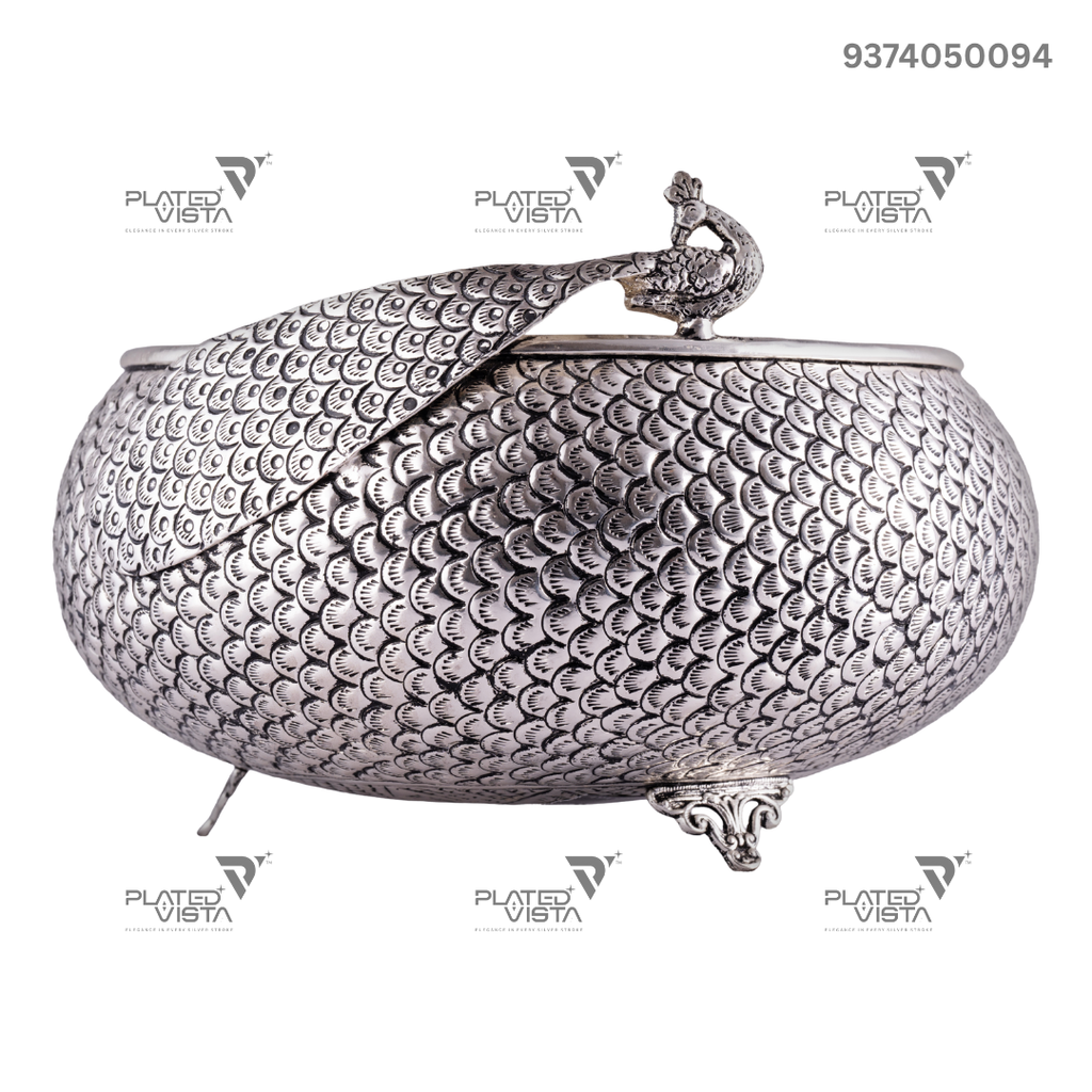 Pure Silver Decorative Bowl/Urli