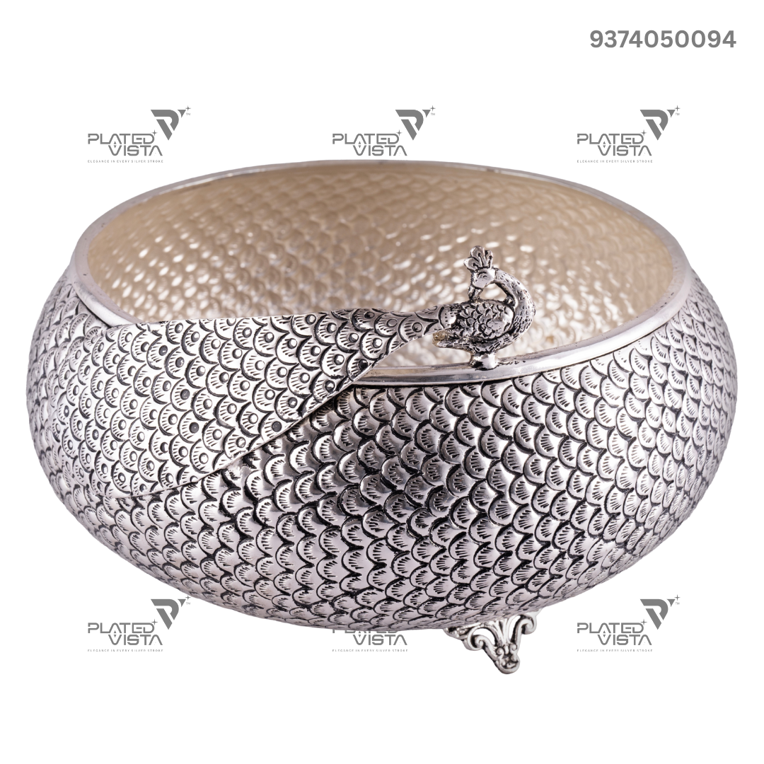 Pure Silver Decorative Bowl/Urli