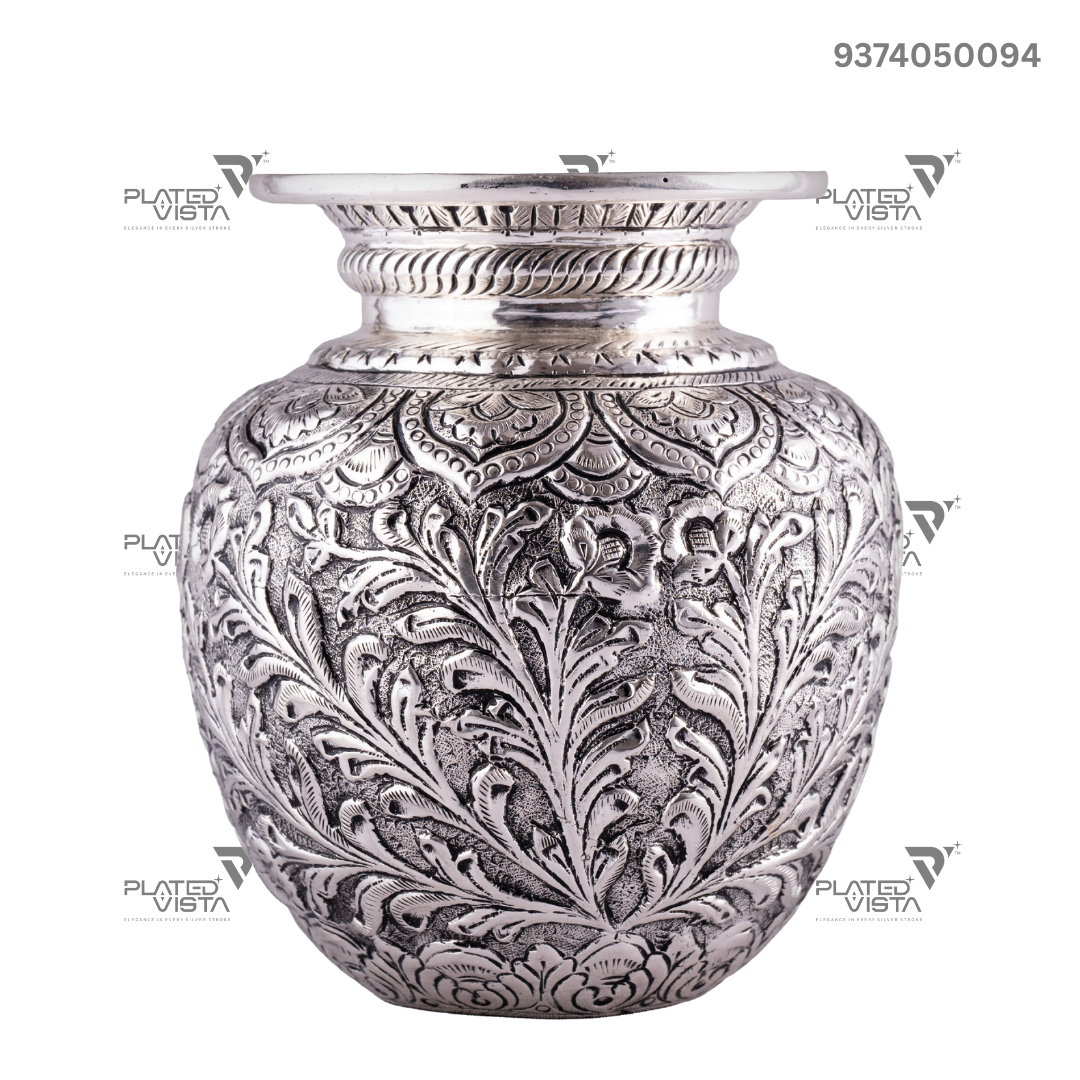 Acanthus Design Oxidised Silver Gagar