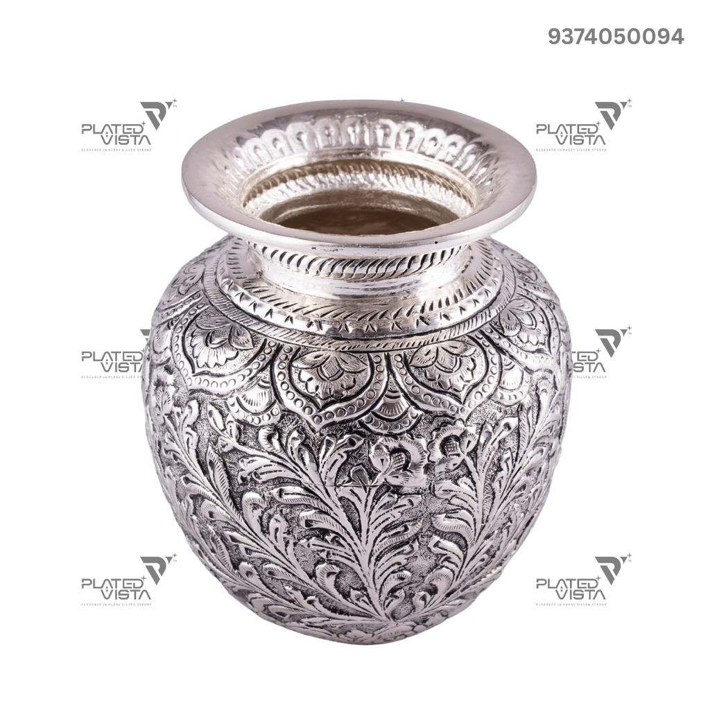 Acanthus Design Oxidised Silver Gagar
