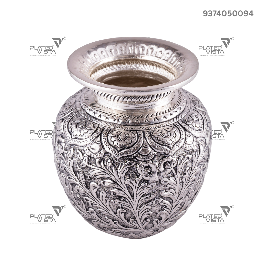 Acanthus Design Oxidised Silver Gagar