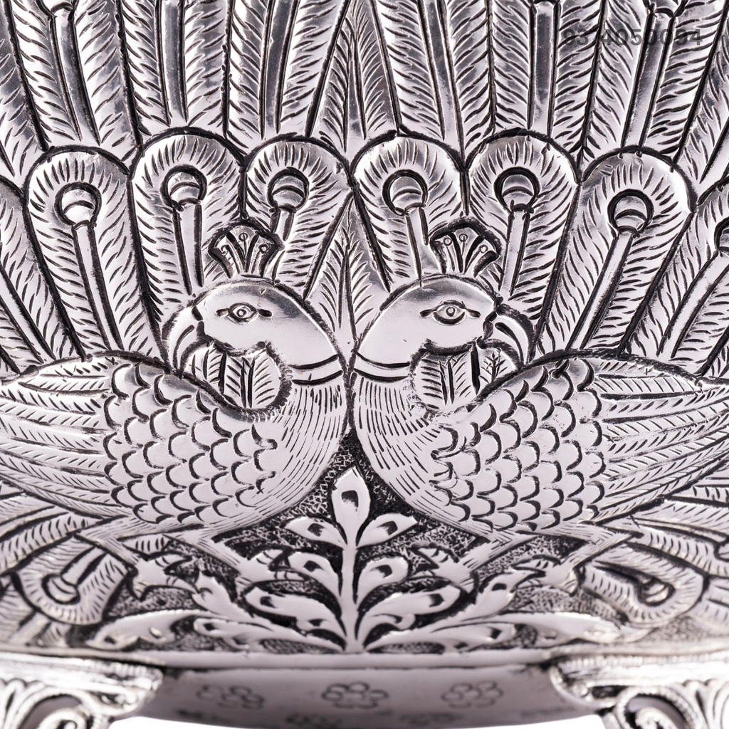 handcrafted silver-Plated Bowl