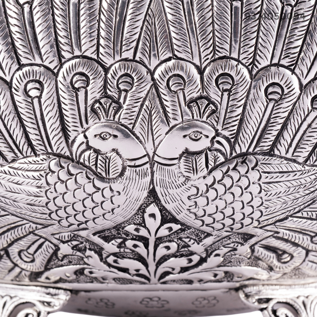 handcrafted silver-Plated Bowl